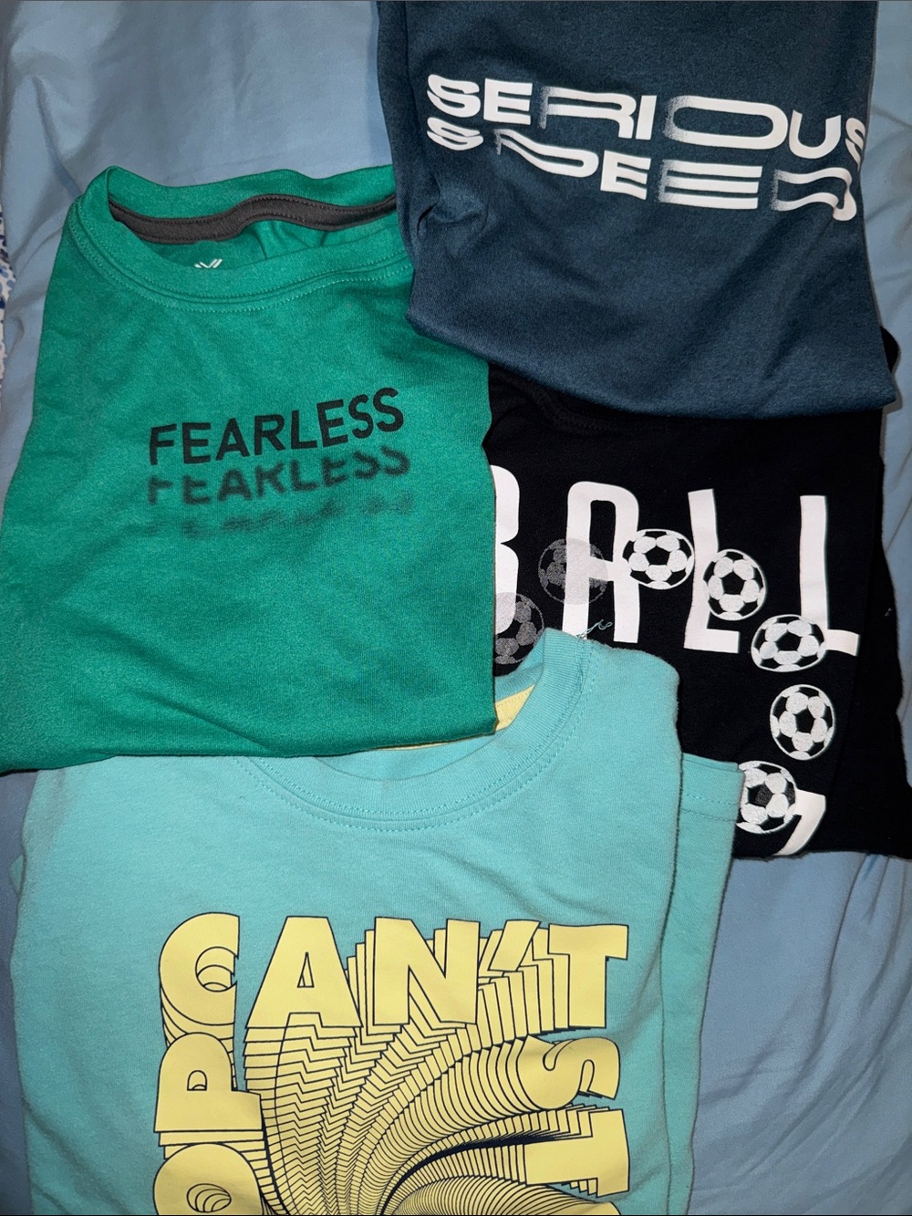 🧡 15 items for $20🧡 Xersion Kids' Graphic Tee Pack - 2 reg and 2 quick dry|